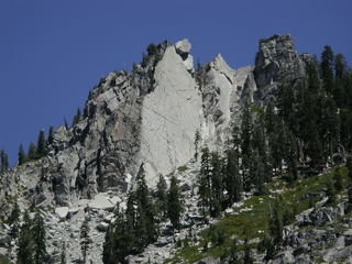 Fracture Plane, Trinity Alps photo
