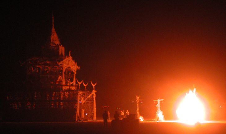 Mausoleum Burn, Burning Man photo