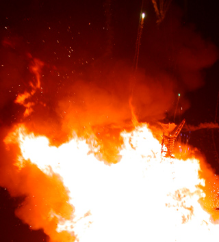 Defiant to the End, Burning Man photo