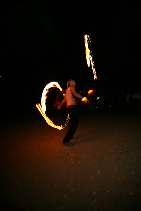 Fire Dancing, Brett and Caitlin's Wedding photo