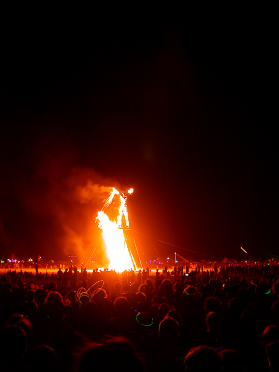 The Man Burns, Burning Man photo