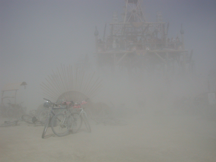 Dust Storm, Burning Man photo
