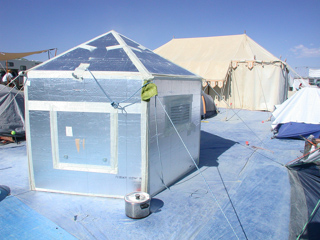 Hexayurt, Burning Man photo