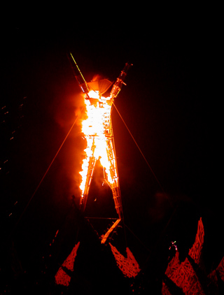 The Man Burns, Burning Man photo