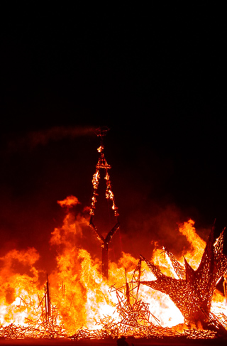 Smoldering Man, Burning Man photo