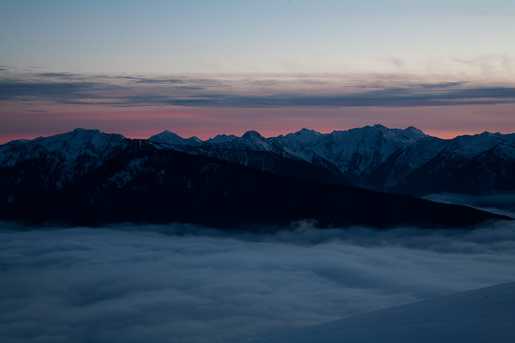 Olympic Mountains at Sunset, Olympic National Park photo