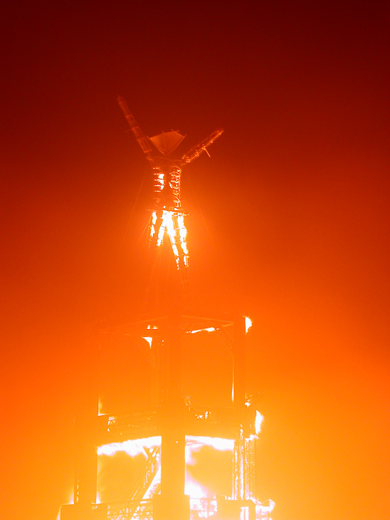 The Man on Fire, Burning Man photo