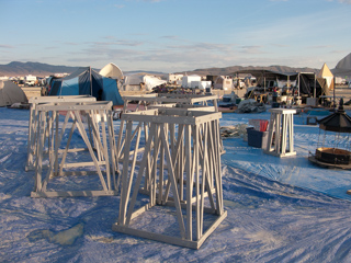 Tower of Babel Sections, Burning Man photo
