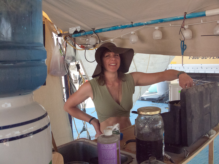 Julie, Burning Man photo