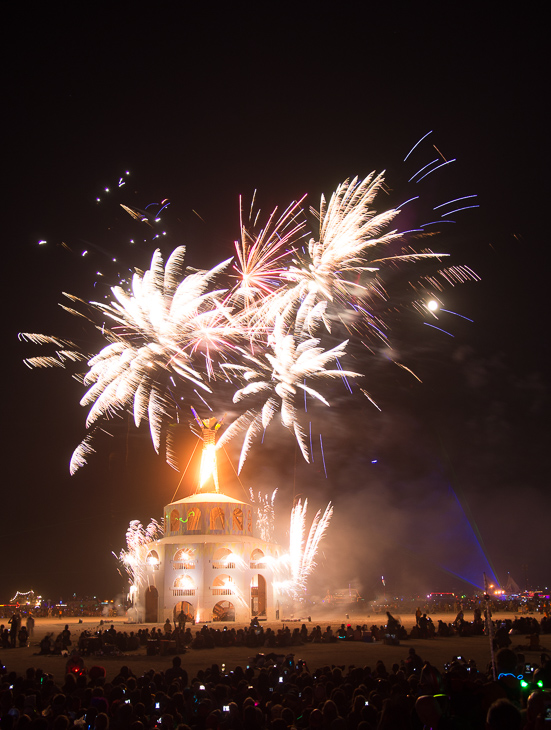 The Man Ignites, Burning Man photo