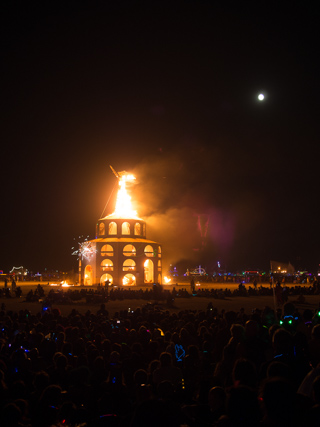 The Man on Fire, Burning Man photo