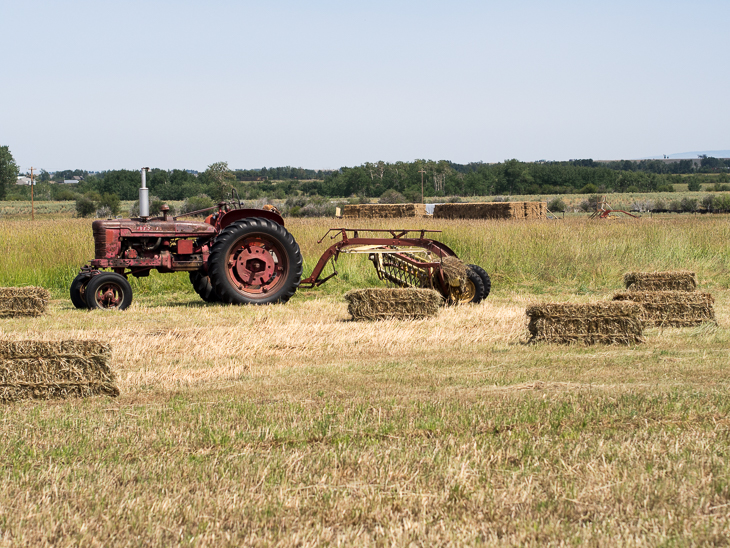 Tractor, Red Lodge photo