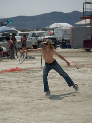 Ganesh Tennis Court, Burning Man photo