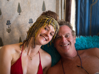 Lia and All Good, Burning Man photo