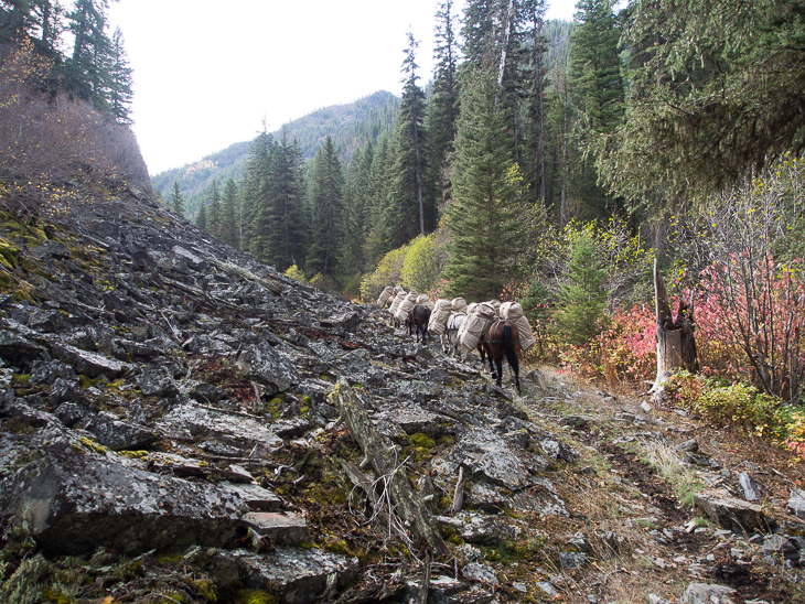 Talus Slope, Ranch Creek Pack Train photo