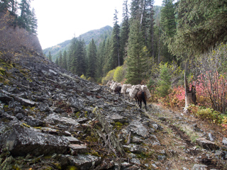Talus Slope, Ranch Creek Pack Train photo