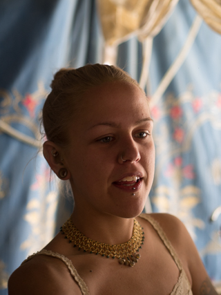 Carly, Burning Man photo